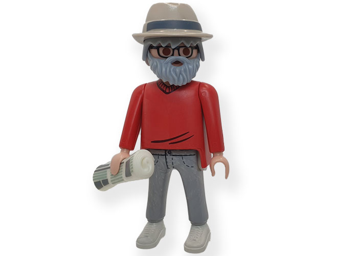 Artículo de Playmobil, Abuelo con periódico
