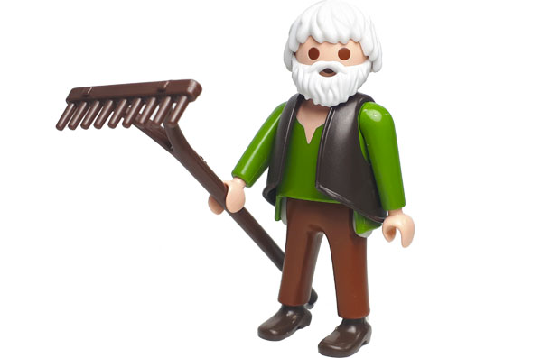 Artículo de Playmobil, Abuelo de Heidi con Rastrillo