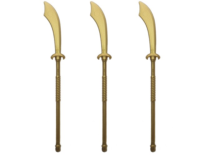 Artículo de Playmobil, Alabarda Arabe Dorada x3