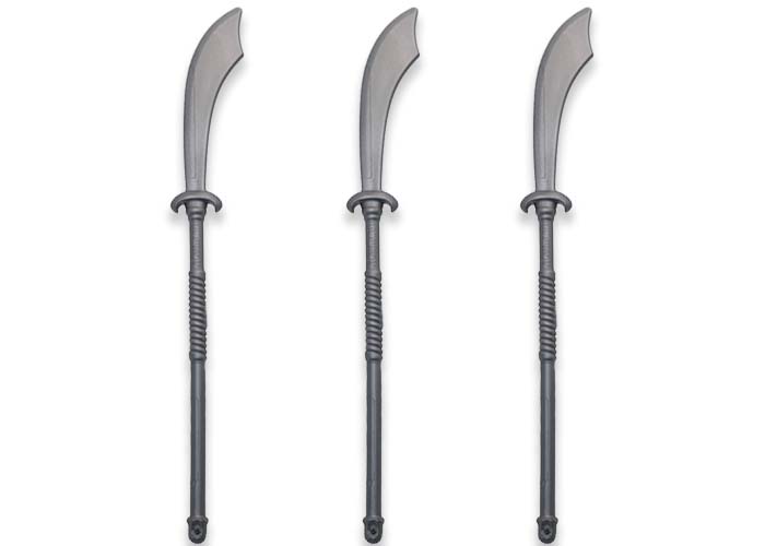 Artículo de Playmobil, Alabarda Arabe Plateada x3