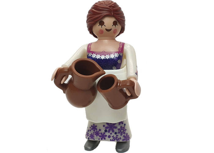 Artículo de Playmobil, Aldeana con jarra de taberna