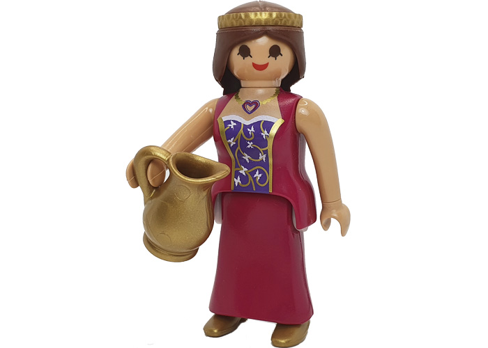 Artículo de Playmobil, Aldeana con jarra dorada