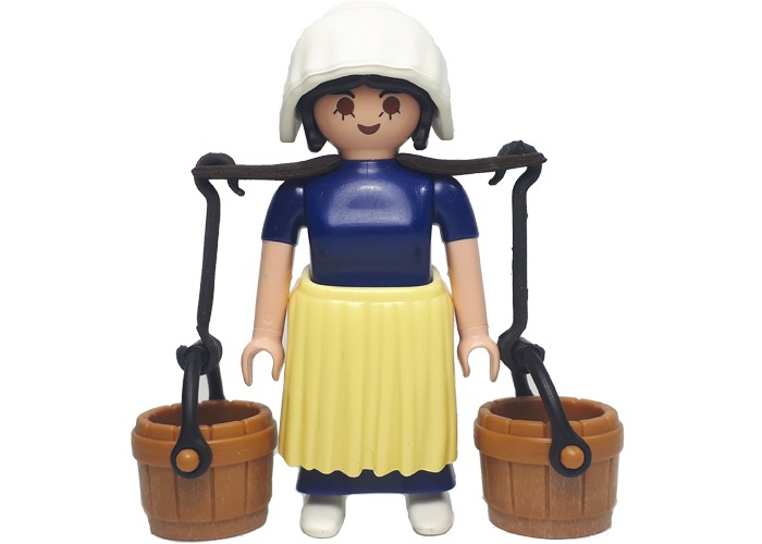 Artículo de Playmobil, Aldeana con portacubos
