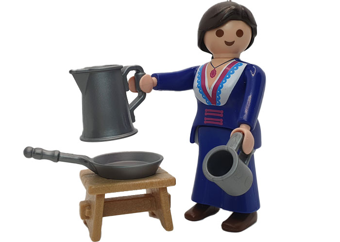 Artículo de Playmobil, Aldeana con sartén