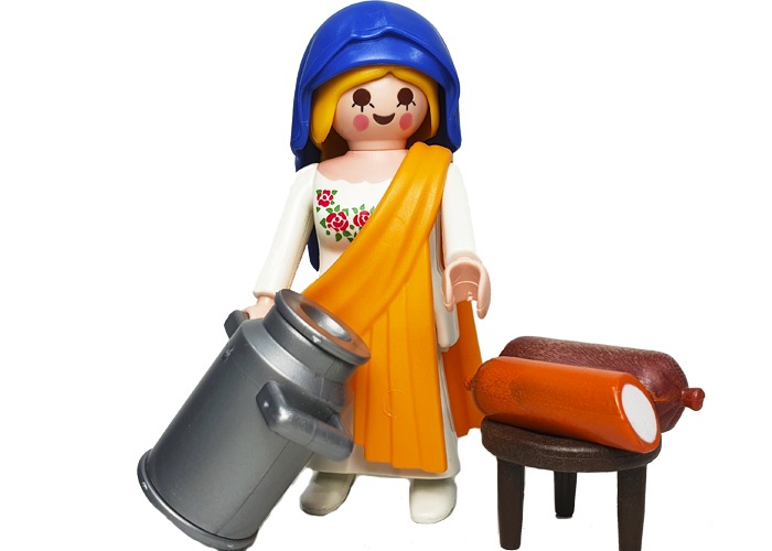 Artículo de Playmobil, Aldeana Lechera V4