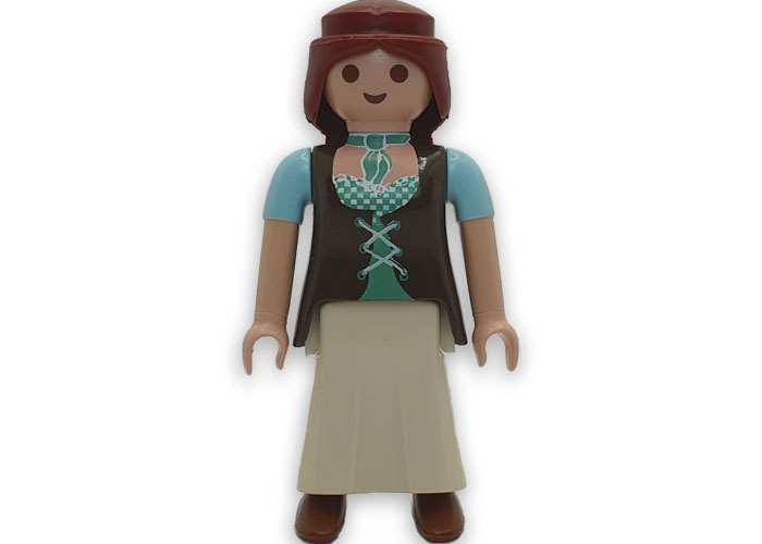Artículo de Playmobil, Aldeana medieval con corcé