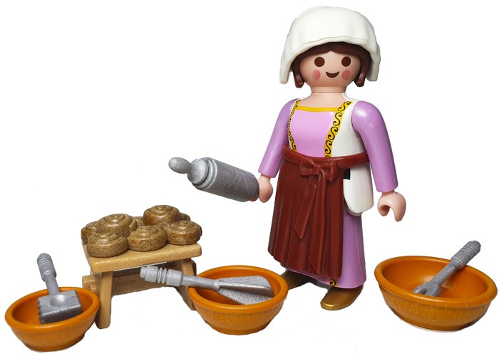 Artículo de Playmobil, Aldeana pastelera del Belen