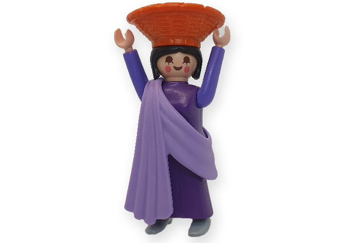 Artículo de Playmobil, Aldeana Recolectora con cesto v3