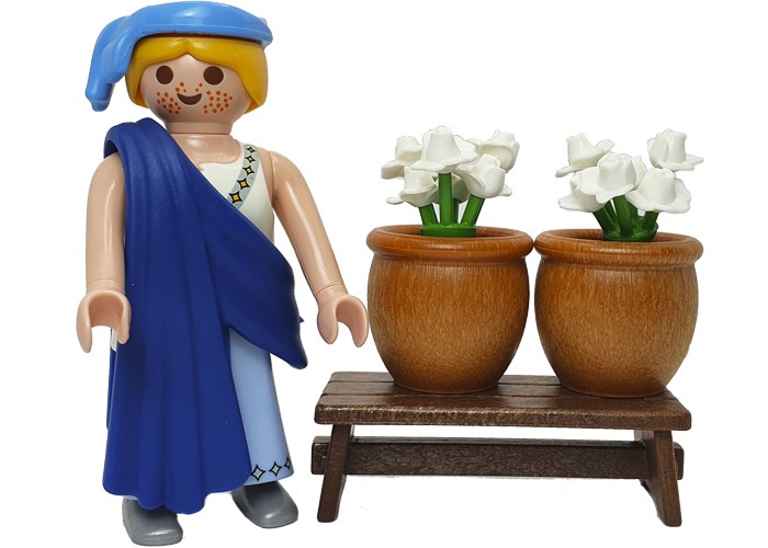 Artículo de Playmobil, Aldeana Vendedora Flores Belen