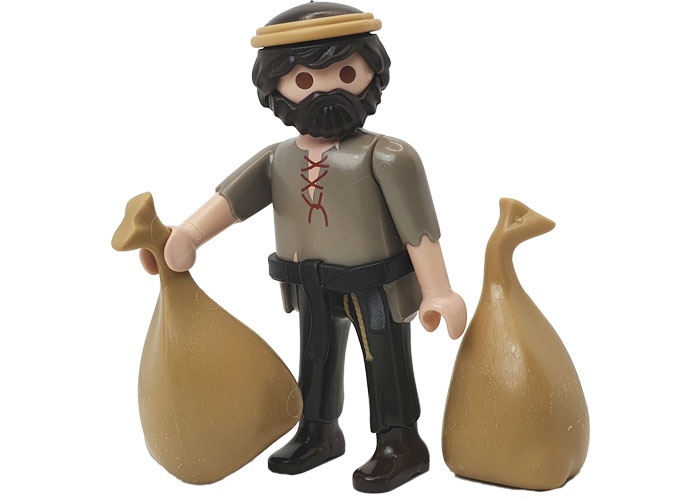 Artículo de Playmobil, Aldeano cargando sacos