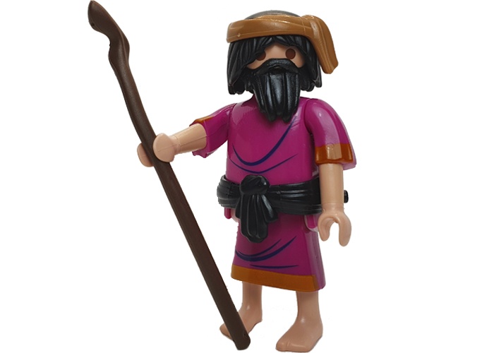 Artículo de Playmobil, Aldeano con barbas y bastón
