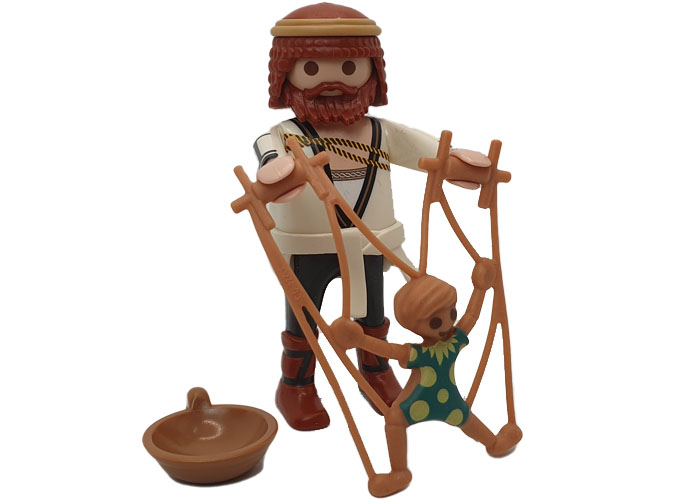 Artículo de Playmobil, Aldeano con Marioneta Títeres V2