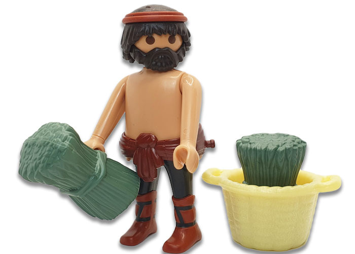 Artículo de Playmobil, Aldeano recolector de Belén