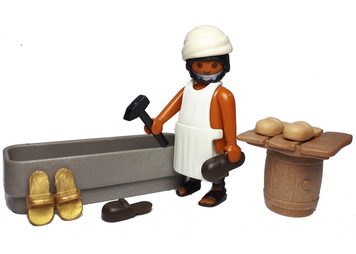Artículo de Playmobil, Aldeano zapatero belen