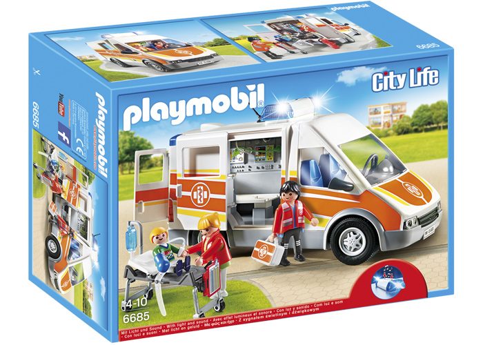 Artículo de Playmobil, Ambulancia con luces y sonido