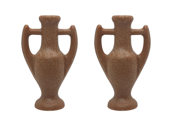 Artículo de Playmobil, Anfora marrón x2