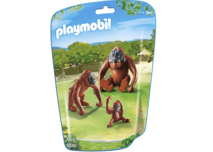 Artículo de Playmobil, Animales Familia de Orangutanes