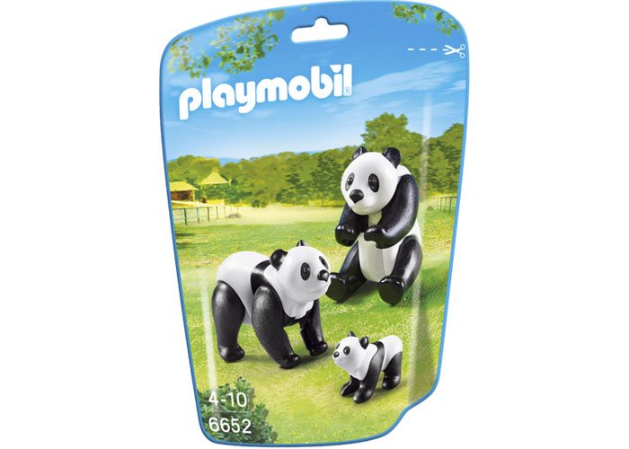 Artículo de Playmobil, Animales Familia de osos Panda