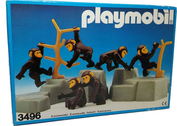 Artículo de Playmobil, Animales Monos del zoo