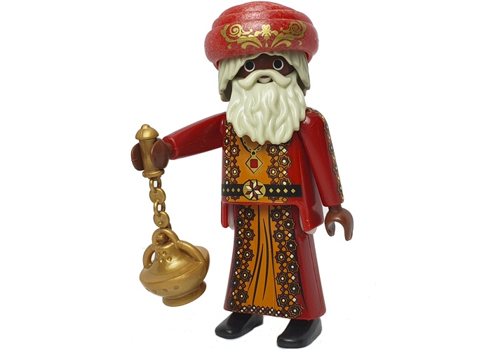 Artículo de Playmobil, arabe con incensario