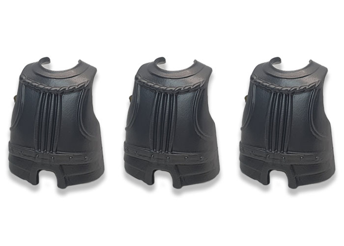 Artículo de Playmobil, Armadura Ancha Relieves (x3)