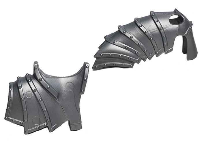 Artículo de Playmobil, Armadura caballo Plateada