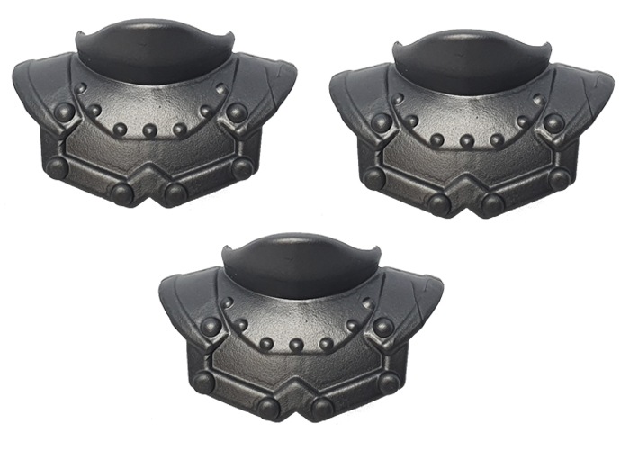 Artículo de Playmobil, Armadura Medieval cuello Plata x3