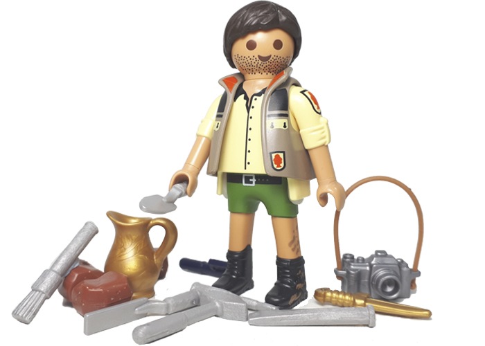 Artículo de Playmobil, Arqueólogo con herramientas