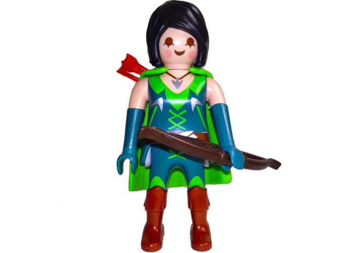 Artículo de Playmobil, Arquera Elfa Serie 5