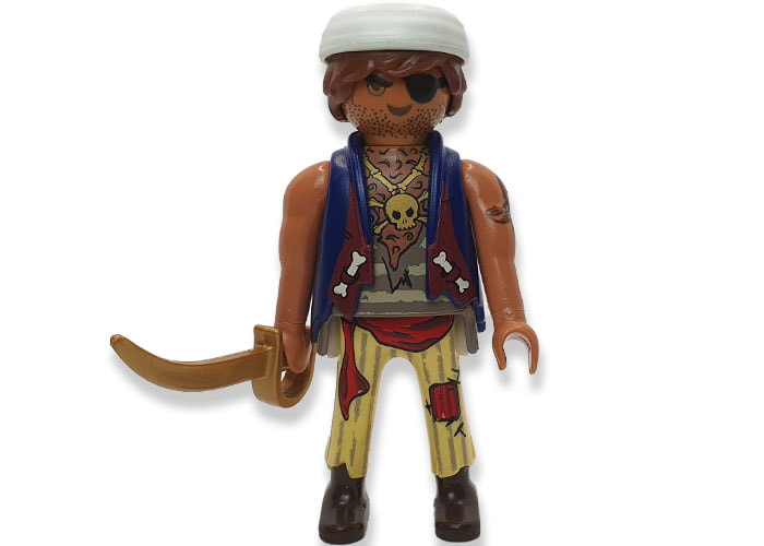 Artículo de Playmobil, Artillero Pirata con espada