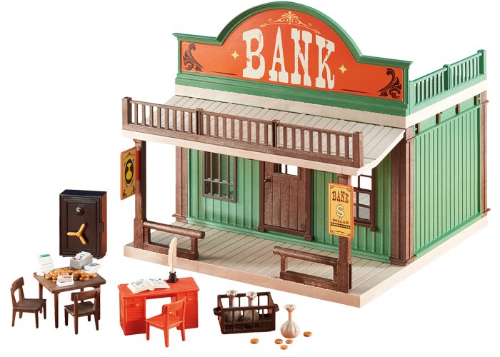 Artículo de Playmobil, Banco Oeste