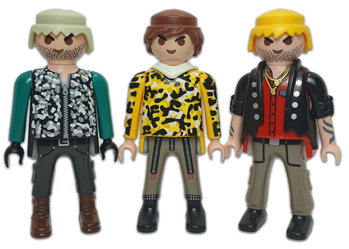 Artículo de Playmobil, Banda Atracadores (x3)