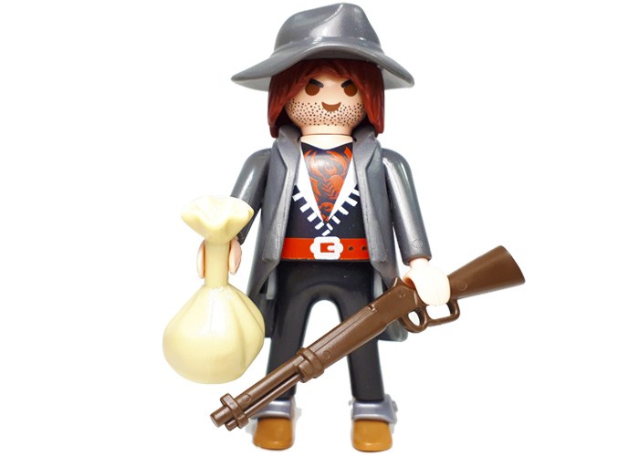 Artículo de Playmobil, Bandido con rifle S12