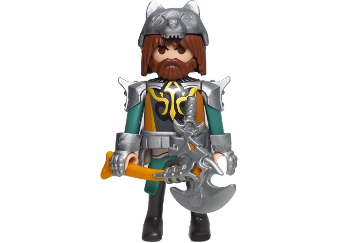 Artículo de Playmobil, Barbaro con piel de lobo
