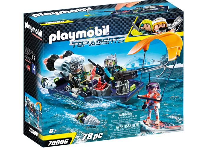 Artículo de Playmobil, Barca con arpon Equipo Shark