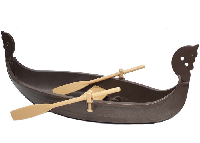 Artículo de Playmobil, Barca Vikinga con remos