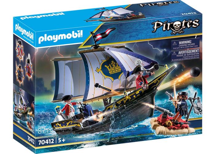 Artículo de Playmobil, Barco Calabera de Soldados