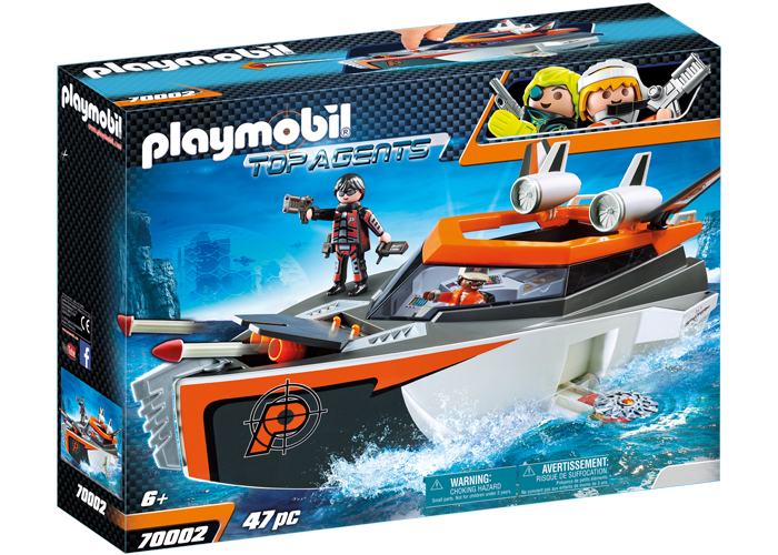 Artículo de Playmobil, BARCO ESPIAS SPY TEAM TURBOSHIP