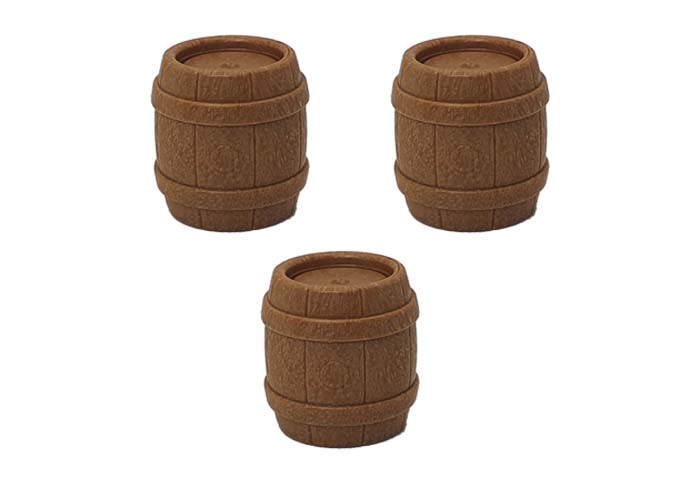 Artículo de Playmobil, barril de pólvora pequeño (x3)
