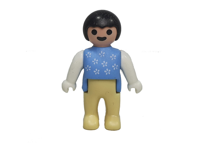 Artículo de Playmobil, Bebé camiseta celeste .