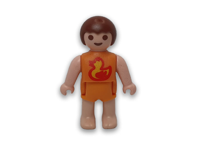 Artículo de Playmobil, Bebé castaño camiseta patito