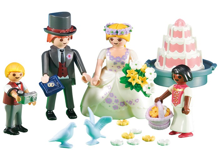 Artículo de Playmobil, Boda Novios pack con tarta y niños