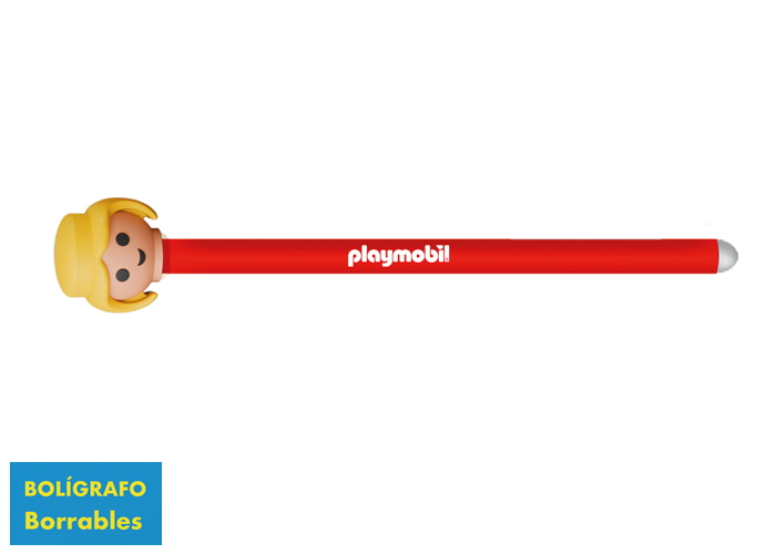 Artículo de Playmobil, Bolígrafo borrable Chica Rojo