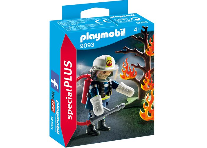Artículo de Playmobil, Bombero apagando fuegos