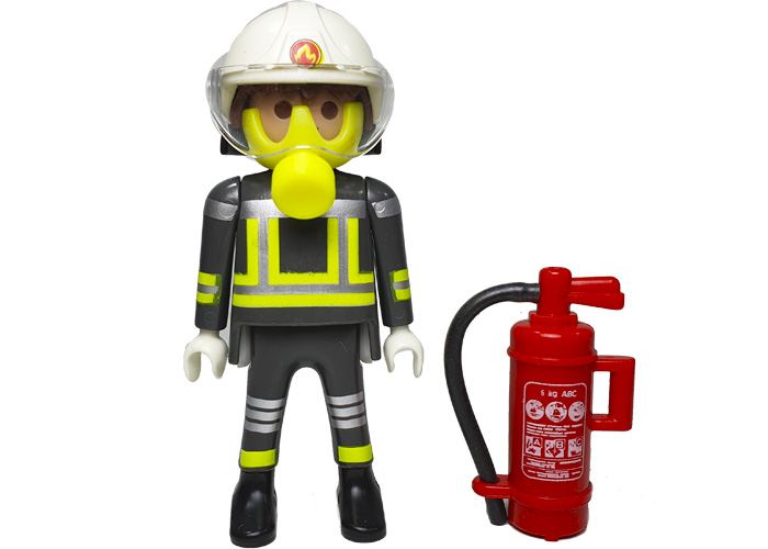 Artículo de Playmobil, Bombero con extintor