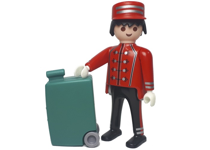Artículo de Playmobil, Botones con maleta Serie 16