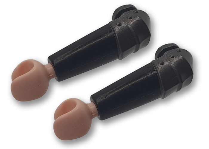 Artículo de Playmobil, brazo Negro y antracita Pareja