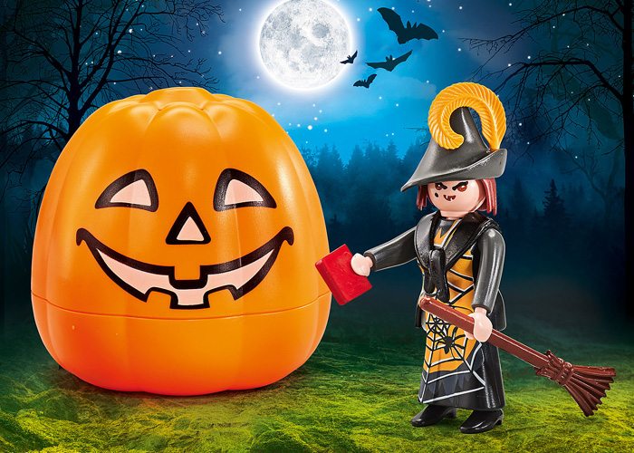 Artículo de Playmobil, Bruja Calabaza Halloween