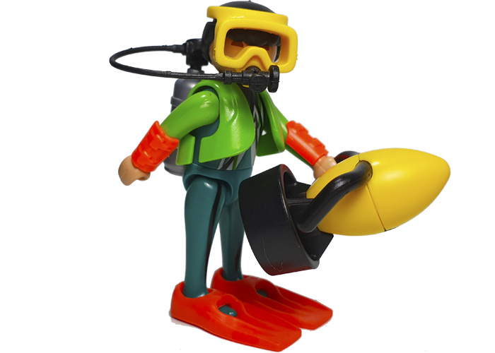 Artículo de Playmobil, Buzo con propulsor