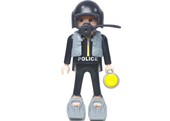 Artículo de Playmobil, Buzo Policía